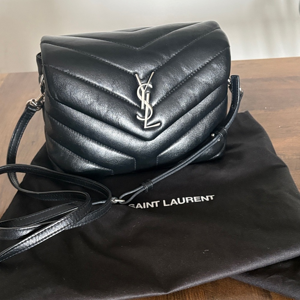 Saint Laurent Loulou Toy Matelassé Leather Shoulder Bag